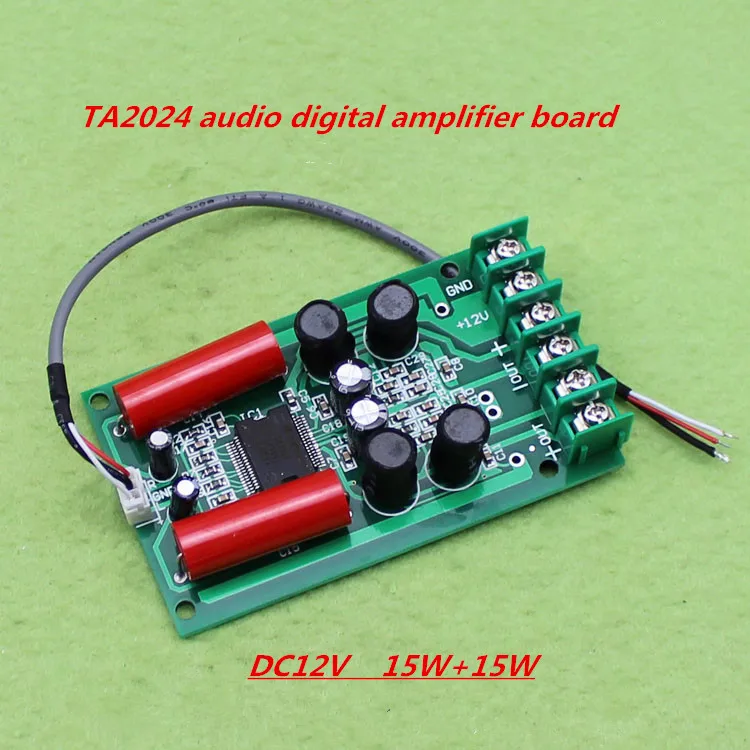 DC12 15W + 15W TA2024 audio digital amplifier board Car computer HIFI mini digital amplifier board ( C7B1 )
DC12 15W + 15W TA2024 audio digital amplifier board Car computer HIFI mini digital amplifier board ( C7B1 )