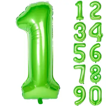 1pcs 40inch Green Foil Number Balloons New Digital Helium Globos Baby Shower Birthday Party Wedding Decoration Supplies 
1pcs 40inch Green Foil Number Balloons New Digital Helium Globos Baby Shower Birthday Party Wedding Decoration Supplies
