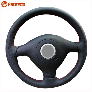 Braided Car Styling DIY Black Leather Steering Wheel Cover for Volkswagen VW Golf 4 Mk4 For Old Passat B5
Braided Car Styling DIY Black Leather Steering Wheel Cover for Volkswagen VW Golf 4 Mk4 For Old Passat B5