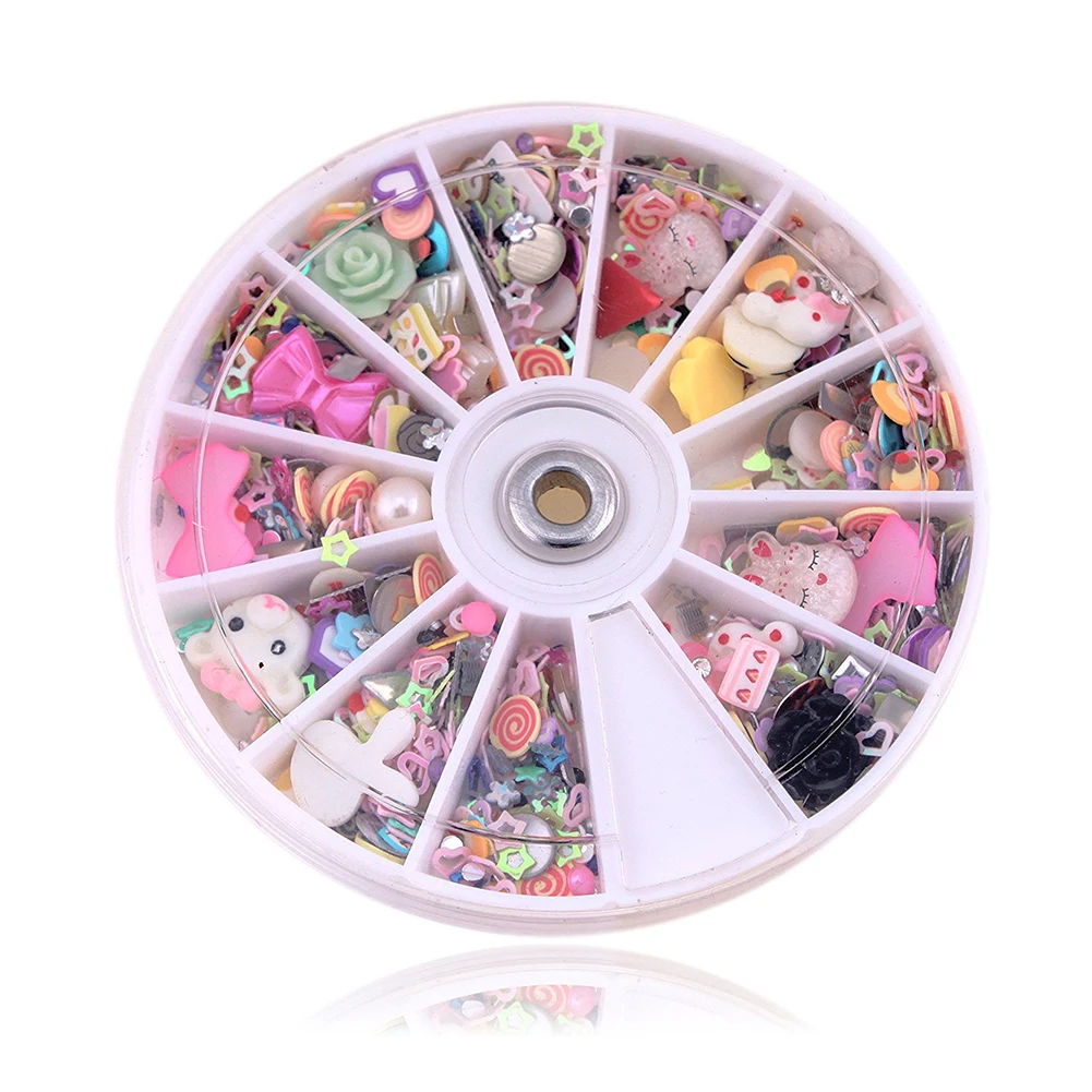 1200Pcs Resin Mixed Nail Art Tips Glitters Rhinestones Slice Decoration Adhesive Manicure Stick Tips Decor With Box Colorful
1200Pcs Resin Mixed Nail Art Tips Glitters Rhinestones Slice Decoration Adhesive Manicure Stick Tips Decor With Box Colorful