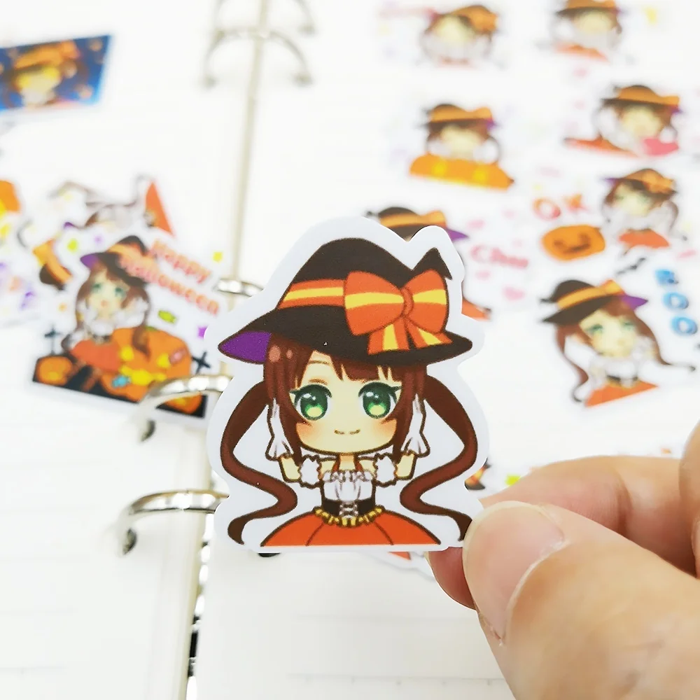 20/40pcs Pretty Halloween Girl Daily Life DIY Sticker Diary Gift Decoration Random Not Repeat
20/40pcs Pretty Halloween Girl Daily Life DIY Sticker Diary Gift Decoration Random Not Repeat
