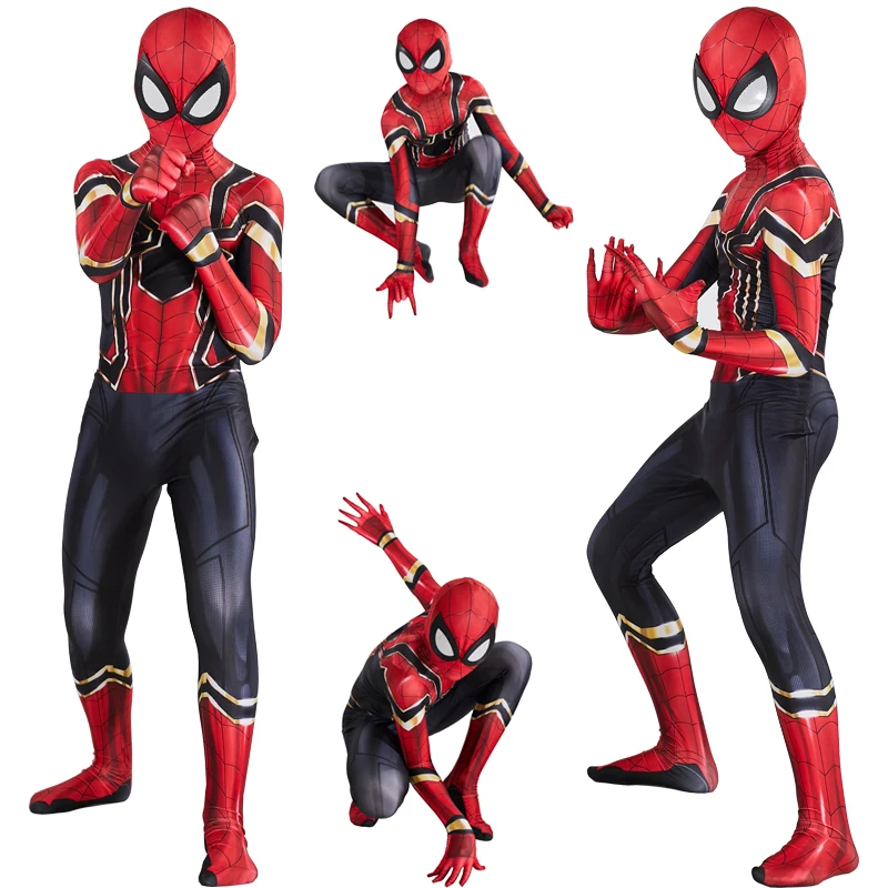 New Iron Spiderman Costume Cosplay Kids Superhero Costume Boys Children Jumpsuit Suit Halloween Costume For Kids Carnival Party
New Iron Spiderman Costume Cosplay Kids Superhero Costume Boys Children Jumpsuit Suit Halloween Costume For Kids Carnival Party