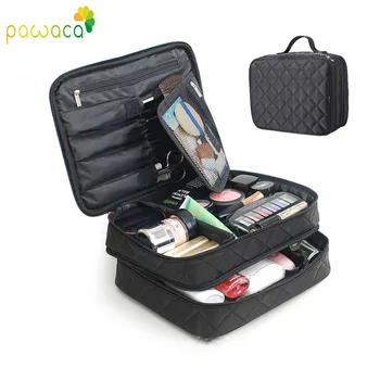Women Makeup Bag Portable Double-Layer Travel Cosmetic Bag Cosmetic Case Organizer With Large Capacity Adjustable Dividers
Women Makeup Bag Portable Double-Layer Travel Cosmetic Bag Cosmetic Case Organizer With Large Capacity Adjustable Dividers