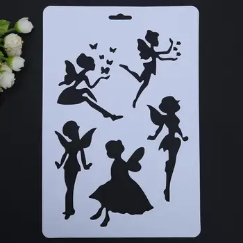 VODOOL Fairy Wings Hollow DIY Drawing Stencils Templates Painting Scrapbooking Paper Cards Album Stencils Ruler School Supplies
VODOOL Fairy Wings Hollow DIY Drawing Stencils Templates Painting Scrapbooking Paper Cards Album Stencils Ruler School Supplies