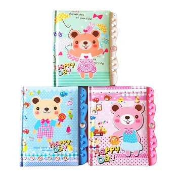 1pcs Cartoon Bear Password Lock Diary Notepad Creative School Supplies For Kids 58 Sheets Daily Memos Notebook(Style Random)
1pcs Cartoon Bear Password Lock Diary Notepad Creative School Supplies For Kids 58 Sheets Daily Memos Notebook(Style Random)