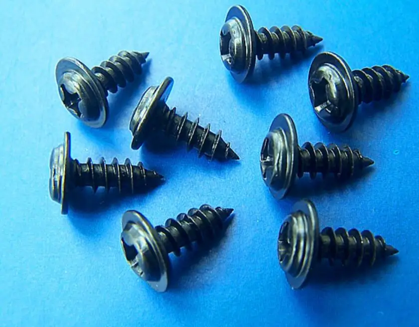 PWA 1.2 1.4 1.7 M2 2.3 M3 *3 4 5 6 8mm silver or black Round head with gasket cross phillips pointed tail self-tapping screws
PWA 1.2 1.4 1.7 M2 2.3 M3 *3 4 5 6 8mm silver or black Round head with gasket cross phillips pointed tail self-tapping screws