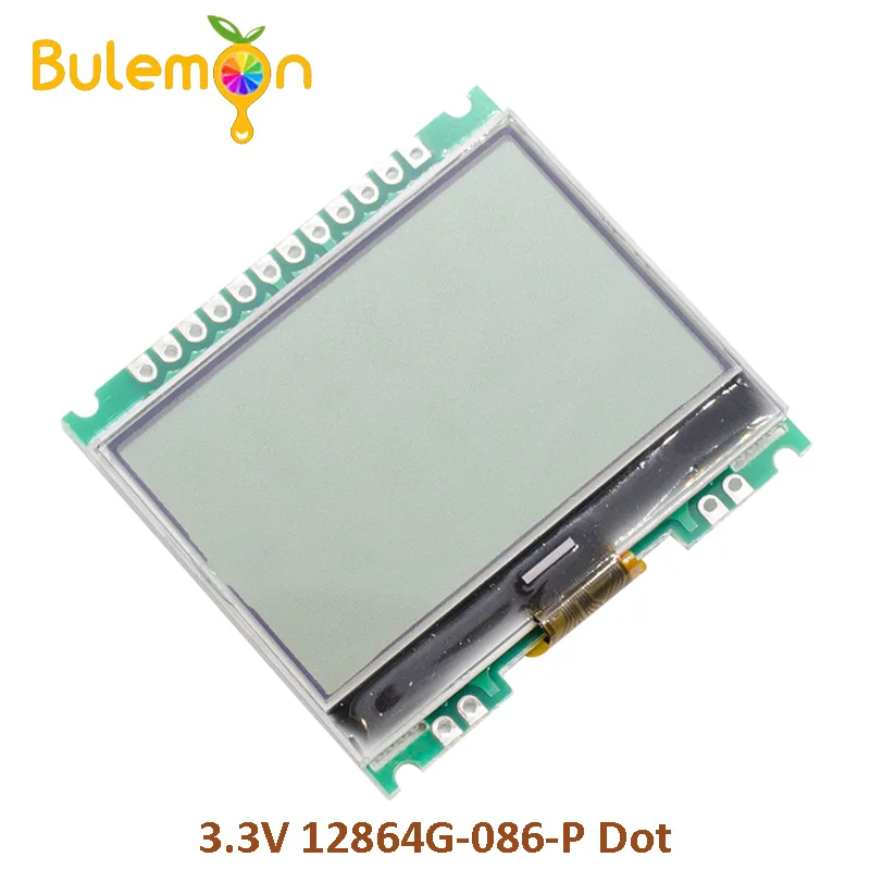 2 шт./лот 3 В 12864G 086 P модуль точечной матрицы 12864 ЖК дисплей с подсветкой