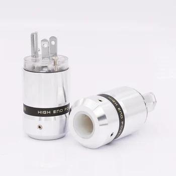 One Pair Rhodium Plated US versionPower Plug+IEC Female Audio Connector
One Pair Rhodium Plated US versionPower Plug+IEC Female Audio Connector