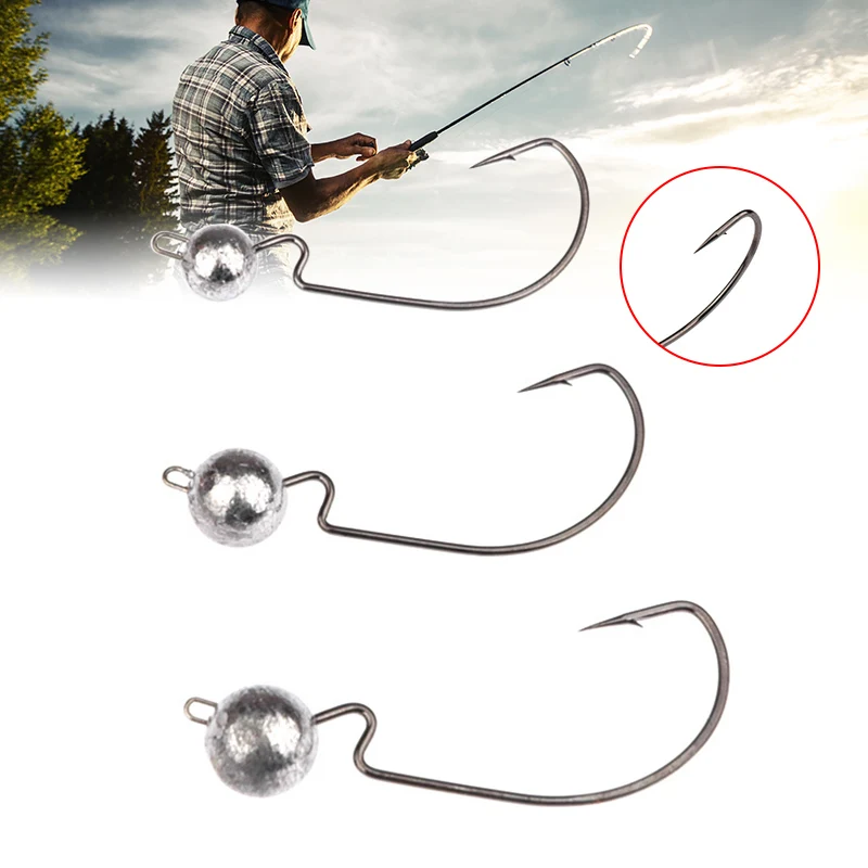 10pcs 3.5g 7g 10g Exposed Lead Jig Head Hooks Fishing Bait Metal Sharp Jig Hook ALS88
10pcs 3.5g 7g 10g Exposed Lead Jig Head Hooks Fishing Bait Metal Sharp Jig Hook ALS88