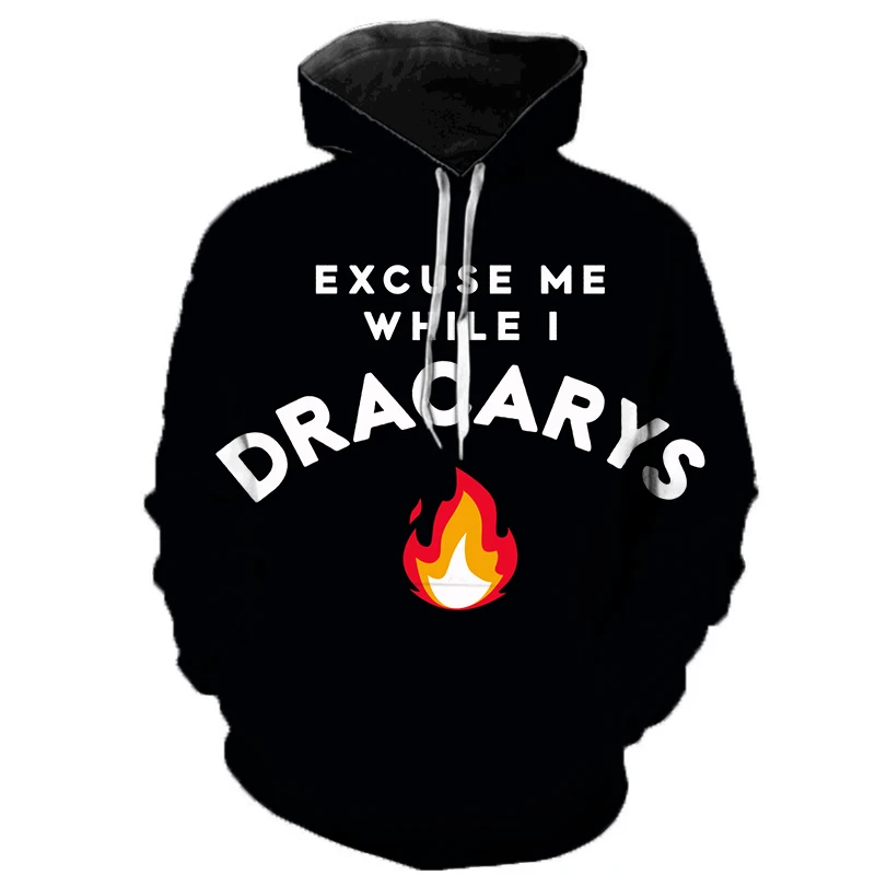 2019 Newest Dracarys Hoodies 3D Printed Hoodies Men / Women Personality Print Film Game of Thrones Daenerys Hooded Sweatshirt
2019 Newest Dracarys Hoodies 3D Printed Hoodies Men / Women Personality Print Film Game of Thrones Daenerys Hooded Sweatshirt