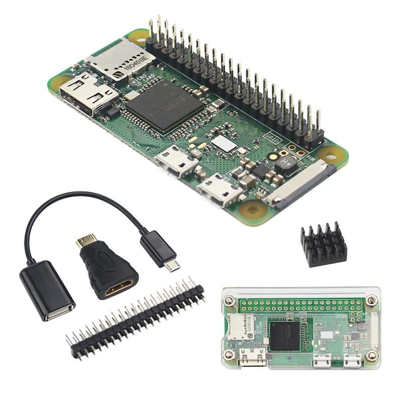 Raspberry Pi Zero WH 1GHZ 512Mb RAM with WiFi&Bluetooth 40Pin Pre-soldered GPIO Headers + Acrylic Case Raspberry Pi Zero W Pi0 W
Raspberry Pi Zero WH 1GHZ 512Mb RAM with WiFi&Bluetooth 40Pin Pre-soldered GPIO Headers + Acrylic Case Raspberry Pi Zero W Pi0 W
