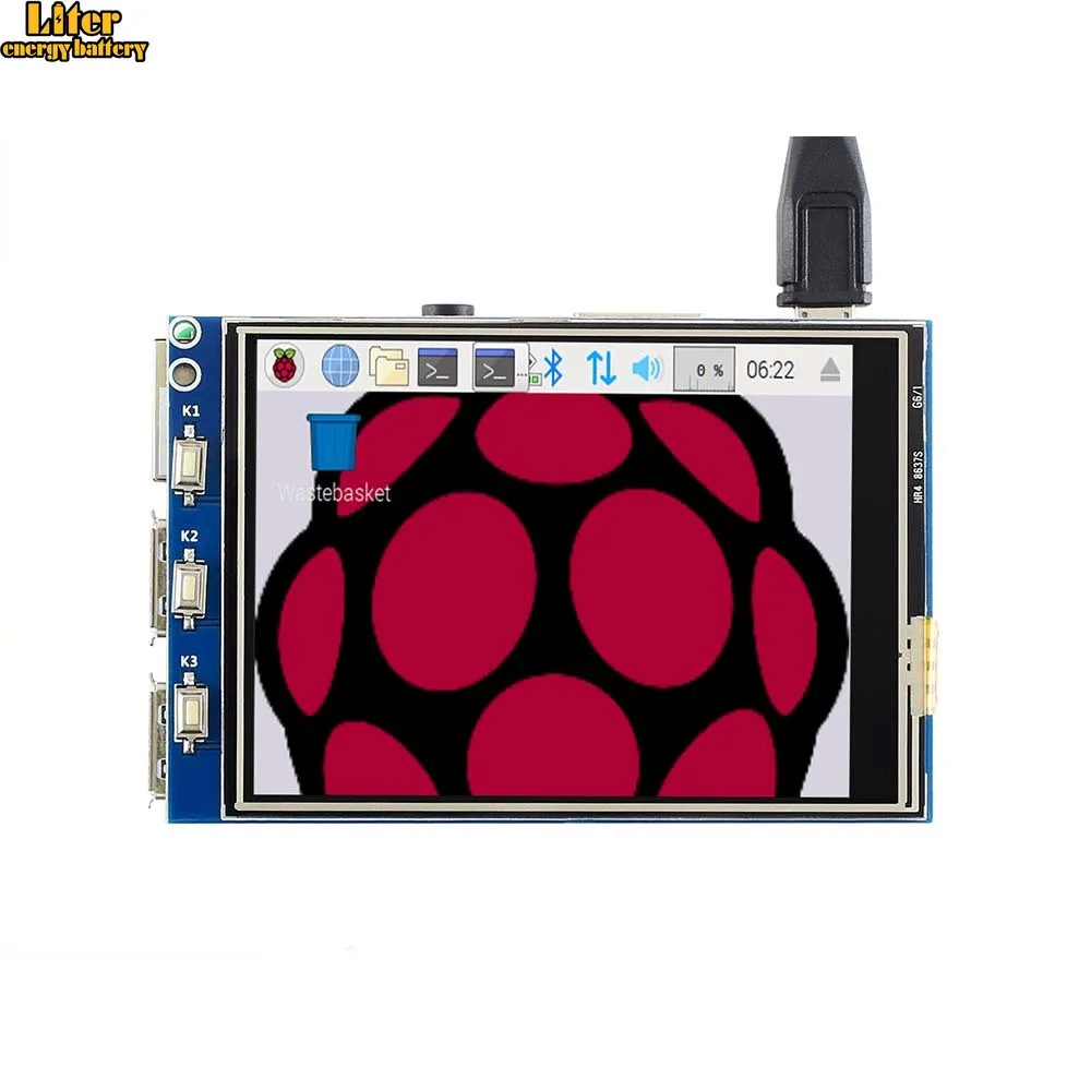 320x240 3.2 inch Touch Screen TFT LCD Designed for Raspberry Pi 125MHz High-Speed SPI | Компьютеры и офис