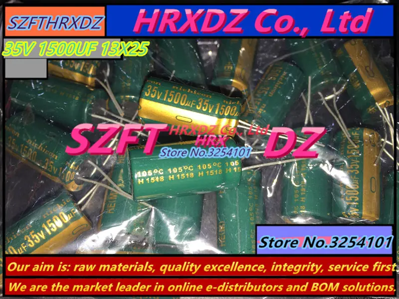 SZFTHRXDZ 20PCS 35V 1500UF high frequency electrolytic capacitor 1500UF 35V 13X25
SZFTHRXDZ 20PCS 35V 1500UF high frequency electrolytic capacitor 1500UF 35V 13X25
