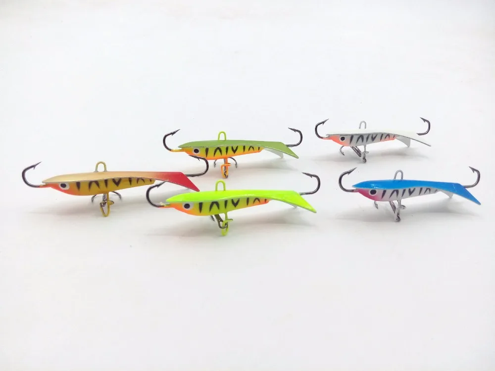 5pcs Ice Fishing Lure 6cm 9.5g Winter Fishing Jig Bait Pesca Peche Fishing Tackle Hard Metal Carp Fishing Hooks 
5pcs Ice Fishing Lure 6cm 9.5g Winter Fishing Jig Bait Pesca Peche Fishing Tackle Hard Metal Carp Fishing Hooks