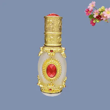 12ml Vintage Perfume Roll on Bottle Comestic Refillable Bottles Embroidery Coloring Bottle Luxurious Arabic Style Empty Vial
12ml Vintage Perfume Roll on Bottle Comestic Refillable Bottles Embroidery Coloring Bottle Luxurious Arabic Style Empty Vial