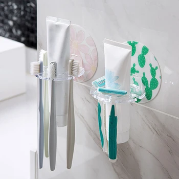 Creative Strong Suction Wall Shaped Stand Brush Rack Multifunction Bathroom Toothbrush Holder Punch-free Shelf Decoration
Creative Strong Suction Wall Shaped Stand Brush Rack Multifunction Bathroom Toothbrush Holder Punch-free Shelf Decoration