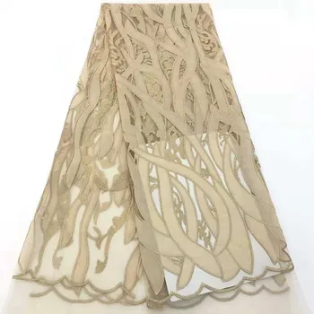 Nigerian Gold Colour Laces Fabric 2018 African Tulle Lace Fabric High Quality America Lace Fabric For Wedding Dress HJ1296-1
Nigerian Gold Colour Laces Fabric 2018 African Tulle Lace Fabric High Quality America Lace Fabric For Wedding Dress HJ1296-1
