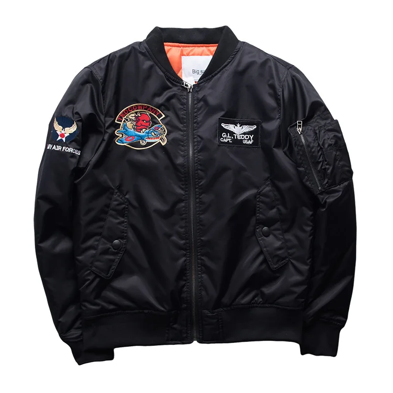 Appliques Winter Thick Bomber Jacket Men Pilot baseball air force flight Coat Men Men 5XL Plus Size tactical military army
Appliques Winter Thick Bomber Jacket Men Pilot baseball air force flight Coat Men Men 5XL Plus Size tactical military army
