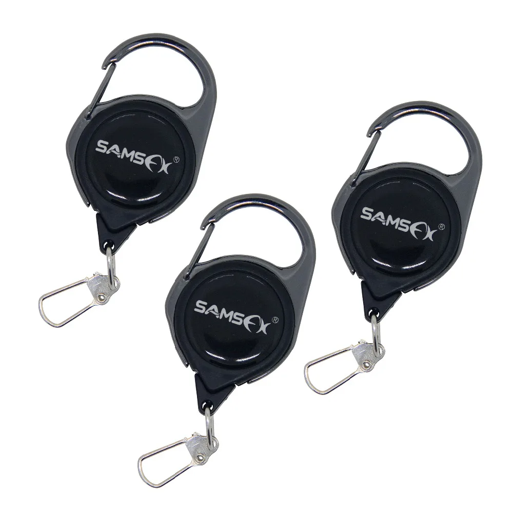 SAMSFX Fly Fishing Retractor Zinger Tool Retractable Reel Gear Tether