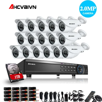 Home 16CH CCTV DVR System AHD DVR 1080P 2.0 Megapixels Enhanced IR Security Camera 3000TVL CCTV Camera Security System 1TB HDD
Home 16CH CCTV DVR System AHD DVR 1080P 2.0 Megapixels Enhanced IR Security Camera 3000TVL CCTV Camera Security System 1TB HDD
