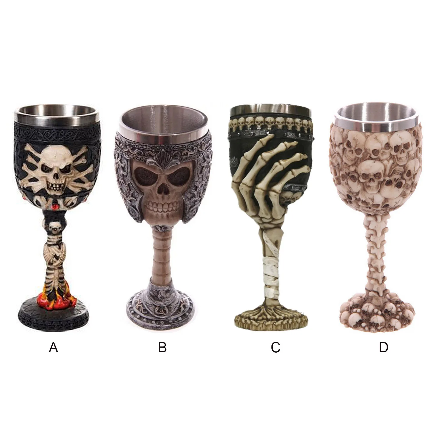 Behogar 200ml Retro Personalized Viking Style Stainless Steel Skull Wine Cocktail Cup for Birthday Gifts Halloween Party Decor
Behogar 200ml Retro Personalized Viking Style Stainless Steel Skull Wine Cocktail Cup for Birthday Gifts Halloween Party Decor