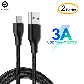 For Samsung Galaxy S8/S9/S10 Note8/9,Type C 3A Mobile phone fast charging Cable QC3.0/AFC/FCP for HUAWEI Xiaomi 8/9/SE (2 Packs)
For Samsung Galaxy S8/S9/S10 Note8/9,Type C 3A Mobile phone fast charging Cable QC3.0/AFC/FCP for HUAWEI Xiaomi 8/9/SE (2 Packs)