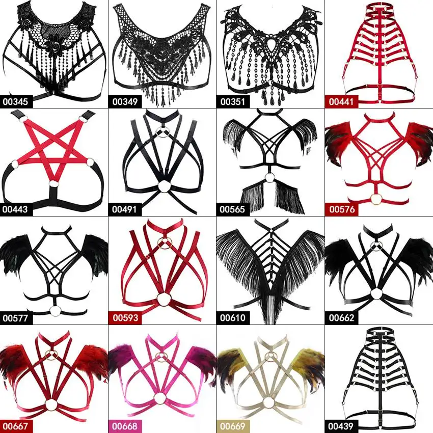 Tassel Harness Bra Top Cage Sexy Women Strappy Garter Belt Bondage Waist Caged Stockings Suspender Plus Size Goth Festival Rave
Tassel Harness Bra Top Cage Sexy Women Strappy Garter Belt Bondage Waist Caged Stockings Suspender Plus Size Goth Festival Rave