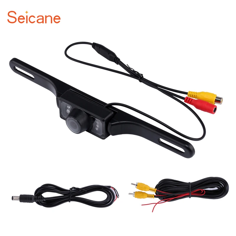 Seicane 170Degree Wide Angle View Waterproof Car Backup Rearview Camera Infrared Reverse Parking Assistance system Night Version
Seicane 170Degree Wide Angle View Waterproof Car Backup Rearview Camera Infrared Reverse Parking Assistance system Night Version