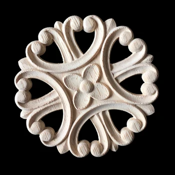 10PCS Round Wood Carving Applique Furniture Accessory for Furniture Cabinet Unpainted Wooden Mouldings Decal Decorative Figurine
10PCS Round Wood Carving Applique Furniture Accessory for Furniture Cabinet Unpainted Wooden Mouldings Decal Decorative Figurine