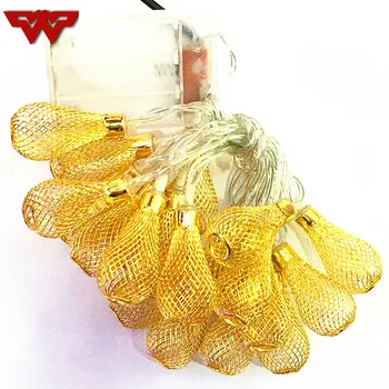LED Lantern String 20 Metal Hollows Water Droplet Decorative Lantern Wedding Christmas Battery Pendant Pendant Chrismas Lights
LED Lantern String 20 Metal Hollows Water Droplet Decorative Lantern Wedding Christmas Battery Pendant Pendant Chrismas Lights