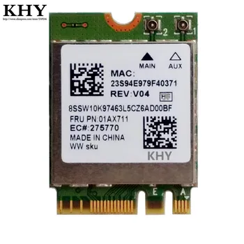 Original RTL8822BE 802.11ac wlan with Bluetooth 4.1 For Thinkpad L470 L570 S5-2ND-GEN T470 T570 X270 YOGA-370 P51S FRU: 01AX711
Original RTL8822BE 802.11ac wlan with Bluetooth 4.1 For Thinkpad L470 L570 S5-2ND-GEN T470 T570 X270 YOGA-370 P51S FRU: 01AX711