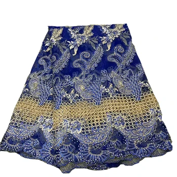 Latest African Nigerian Wedding Dress Lace Fabric Soluble Chemical Cord Lace/Guipure Lace Fabric With Stones HJ522-2
Latest African Nigerian Wedding Dress Lace Fabric Soluble Chemical Cord Lace/Guipure Lace Fabric With Stones HJ522-2