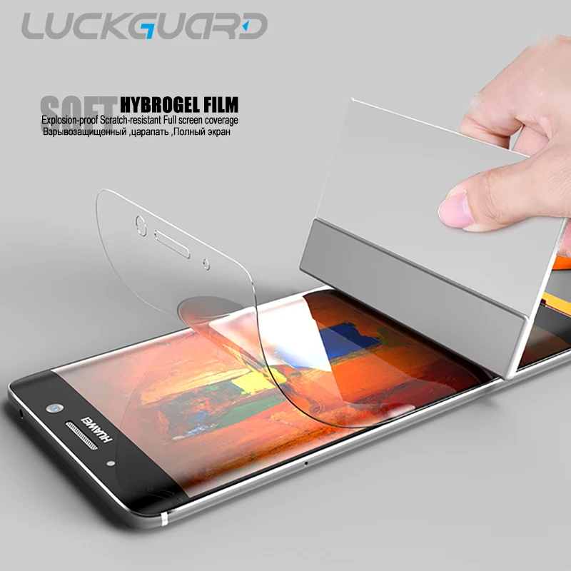 LuckGuard 5D полноэкранная защита для Huawei Mate 8 9 10 20 30 Pro Nova 2 Plus 2S Lite полное покрытие без