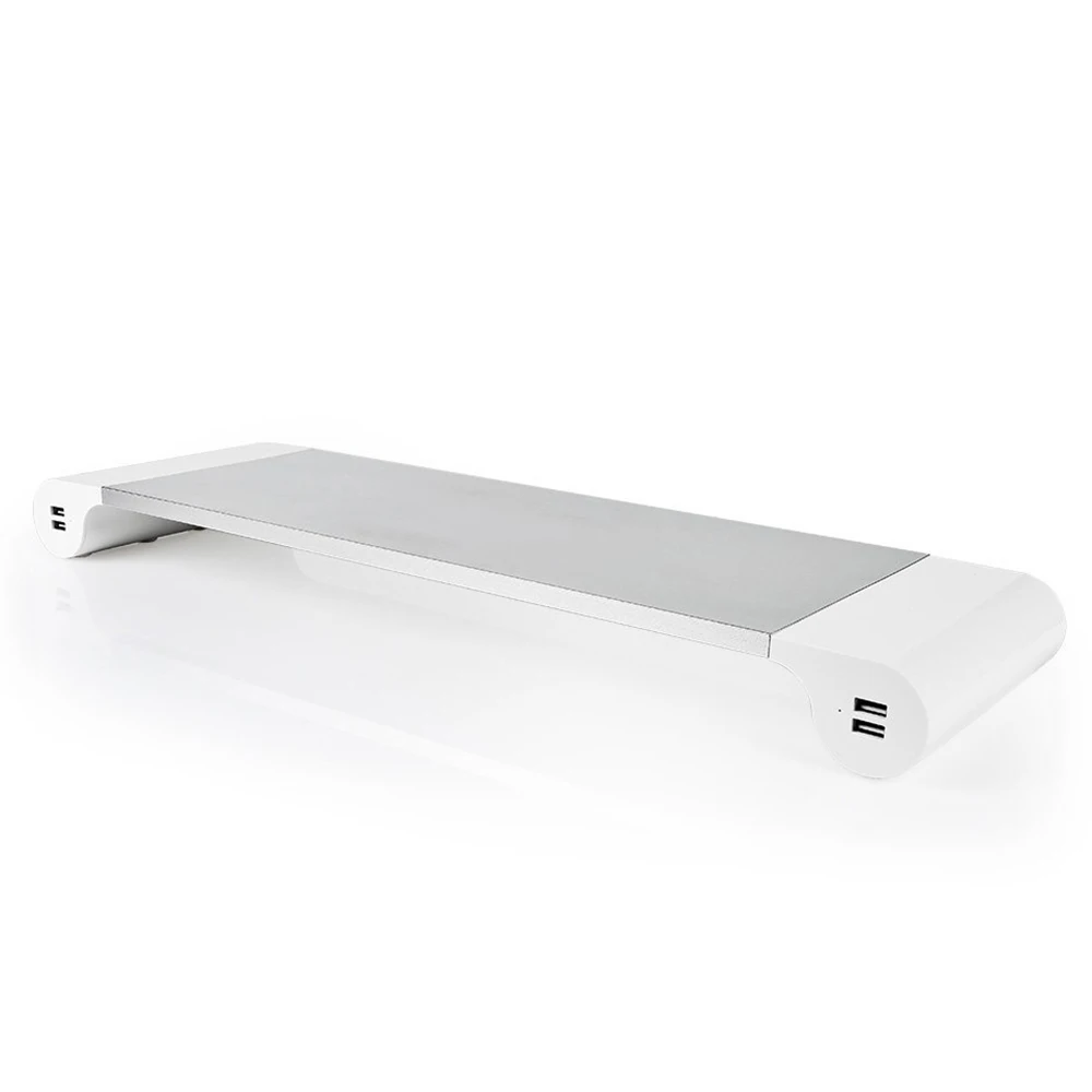 4 USB Charging Ports & Keyboard Storage Aluminum Space Bar Laptop Computer Stand Holder Desk Organizer for Monitors Laptops
4 USB Charging Ports & Keyboard Storage Aluminum Space Bar Laptop Computer Stand Holder Desk Organizer for Monitors Laptops