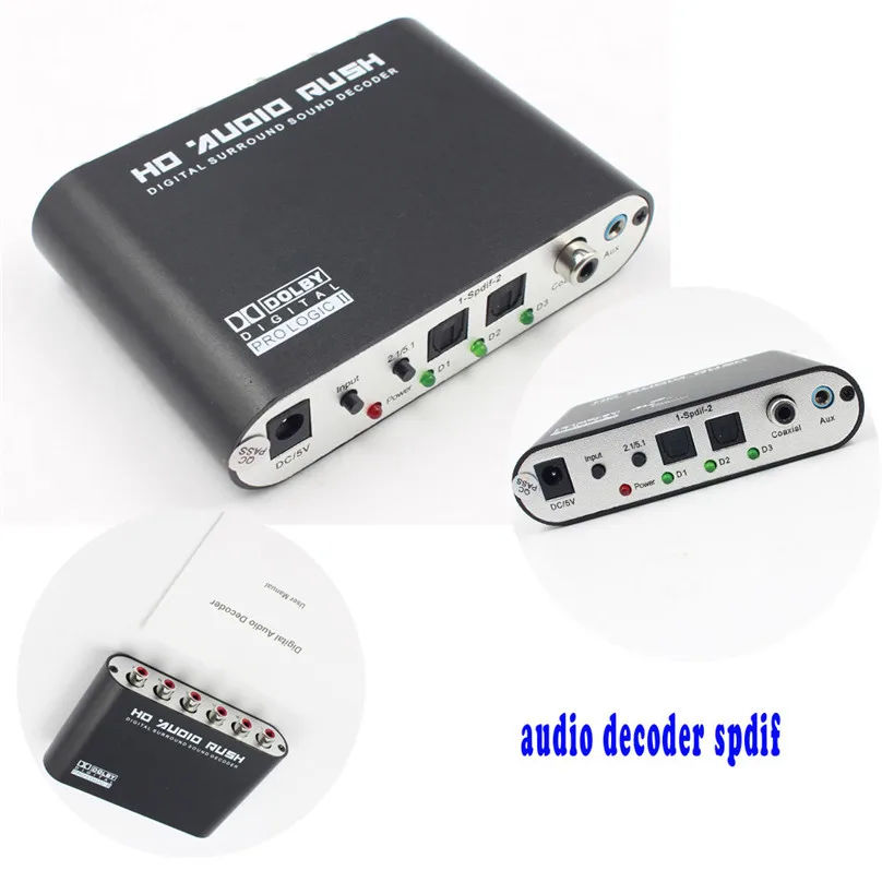 Wiistar 5.1Inch Audio Decoder Spdif Coaxiale Rca dts AC3 Digitale 5.1 Versterker US Plug Power Adapter #F30NT02
Wiistar 5.1Inch Audio Decoder Spdif Coaxiale Rca dts AC3 Digitale 5.1 Versterker US Plug Power Adapter #F30NT02