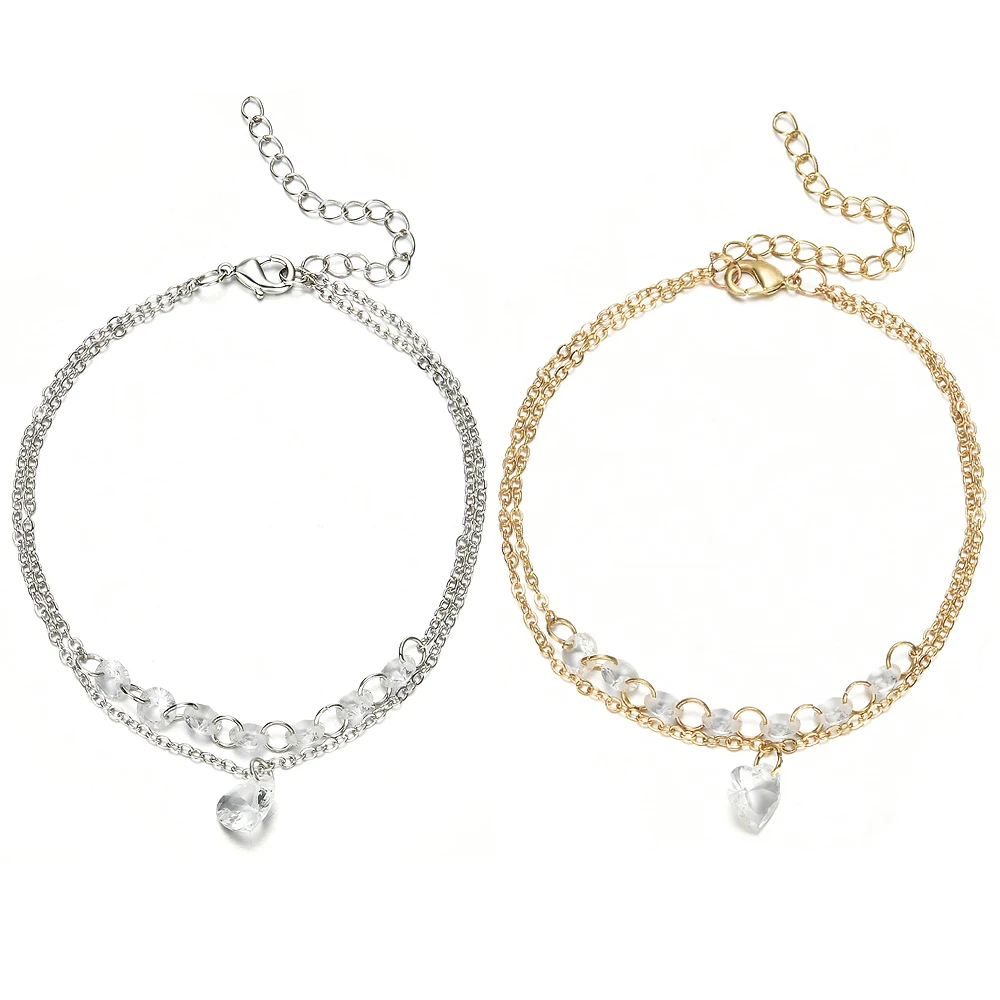 Pretty Women Rhinestone Crystal Multilayer Heart-shaped Bracelet Bangle Fashion Exquisite Cuff engagement wedding Jewelry
Pretty Women Rhinestone Crystal Multilayer Heart-shaped Bracelet Bangle Fashion Exquisite Cuff engagement wedding Jewelry