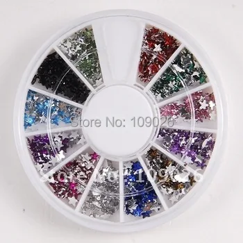 Free Shipping 10pcs/set 12Colors Star Glitter Rhinestones Wheel,Nail art Decoration For Nail art
Free Shipping 10pcs/set 12Colors Star Glitter Rhinestones Wheel,Nail art Decoration For Nail art