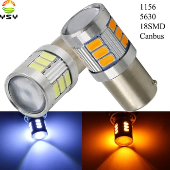 YSY 100X Canbus no error 1156 LED Bulb 5630 18SMD BAU15S PY21W BA15S P21W LED Lamp For Car Turn Signal Lights White yellow
YSY 100X Canbus no error 1156 LED Bulb 5630 18SMD BAU15S PY21W BA15S P21W LED Lamp For Car Turn Signal Lights White yellow