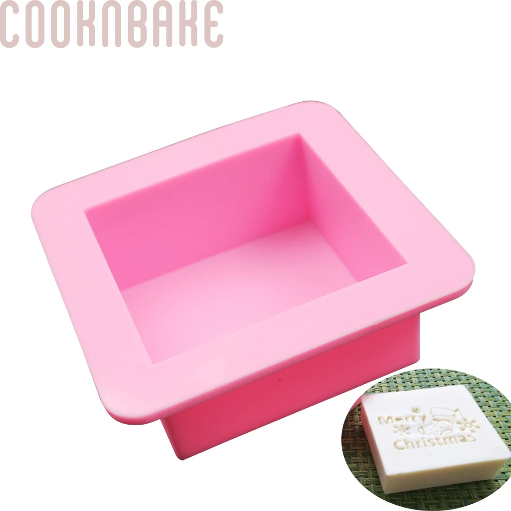 COOKNBAKE DIY Silicone Handmade soap mold inner diameter of 6 * 6 * 3cm straight square Box Silicone Cake Pastry Mold CDSM-088 
COOKNBAKE DIY Silicone Handmade soap mold inner diameter of 6 * 6 * 3cm straight square Box Silicone Cake Pastry Mold CDSM-088