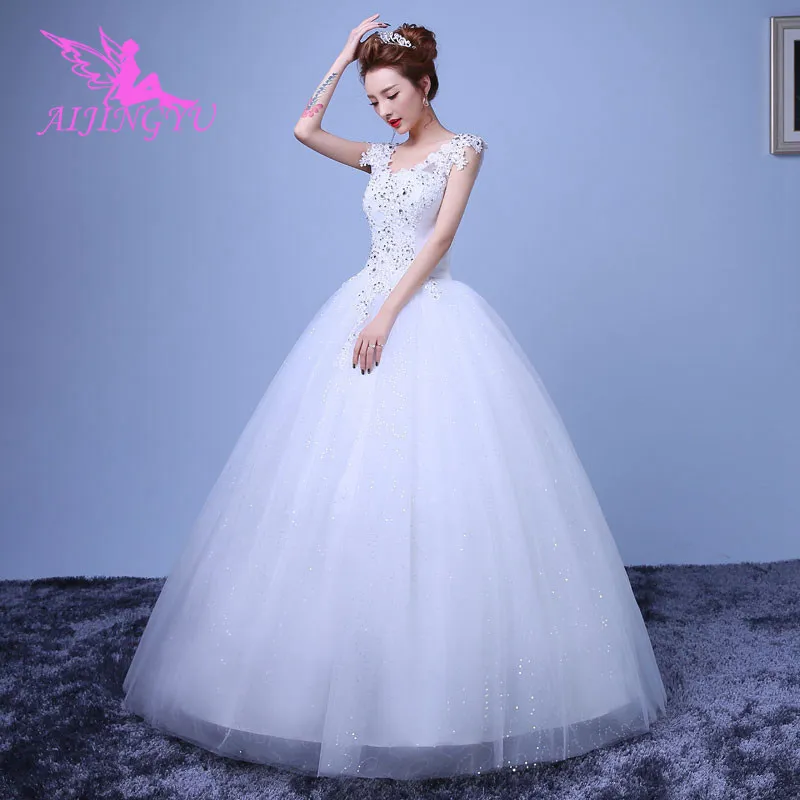 AIJINGYU 2018 gowns free shipping new hot selling cheap ball gown lace up back formal bride dresses wedding dress WK659
AIJINGYU 2018 gowns free shipping new hot selling cheap ball gown lace up back formal bride dresses wedding dress WK659