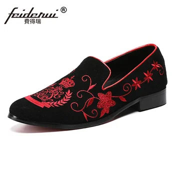 Plus Size Embroidery Round Toe Slip on Man Banquet Loafers Cow Suede Leather Comfortable Moccasin Men's Casual Shoes SL257
Plus Size Embroidery Round Toe Slip on Man Banquet Loafers Cow Suede Leather Comfortable Moccasin Men's Casual Shoes SL257