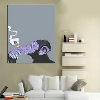 100% Hand-painted Gorilla Oil Painting On Canvas With Frame Handmade Abstract Painting For Office Decoration Home Decoration
100% Hand-painted Gorilla Oil Painting On Canvas With Frame Handmade Abstract Painting For Office Decoration Home Decoration