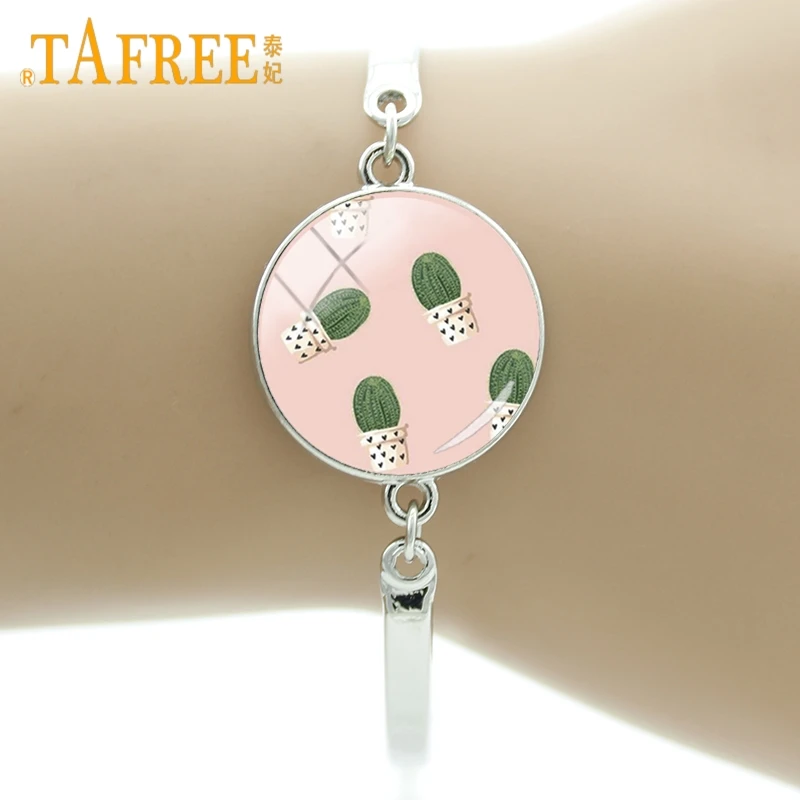 TAFREE Trendy Charm Fashion Plant Photo Cactus Pink Art Picture Bracelet Glass Cabochon Dome Women Gift Exquisite Jewelry ZY130
TAFREE Trendy Charm Fashion Plant Photo Cactus Pink Art Picture Bracelet Glass Cabochon Dome Women Gift Exquisite Jewelry ZY130