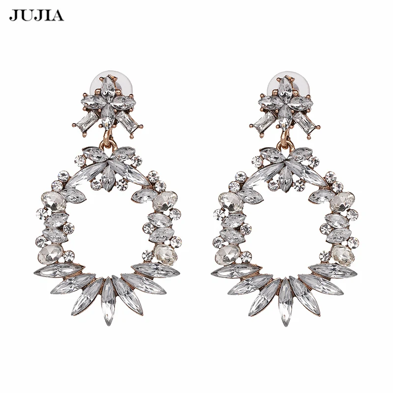 JUJIA Brand Romantic Women Crystal Jewelry Statement Vintage Drop Dangle Charm Fashion Earrings Bijoux
JUJIA Brand Romantic Women Crystal Jewelry Statement Vintage Drop Dangle Charm Fashion Earrings Bijoux