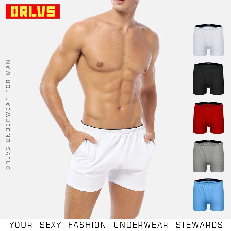 ORLVS Comfortable Underwear Men Boxers Cotton Quick Dry Breathable Cueca Tanga Men Shorts Male Sleepwear Solid Boxers OR130
ORLVS Comfortable Underwear Men Boxers Cotton Quick Dry Breathable Cueca Tanga Men Shorts Male Sleepwear Solid Boxers OR130