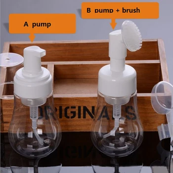 150ml PET Clear Makeup Foaming Bottle Gourd Design Refillable Empty Shampoo Pump Bottle with Brush New Brand 20pcs/lot FZ454
150ml PET Clear Makeup Foaming Bottle Gourd Design Refillable Empty Shampoo Pump Bottle with Brush New Brand 20pcs/lot FZ454