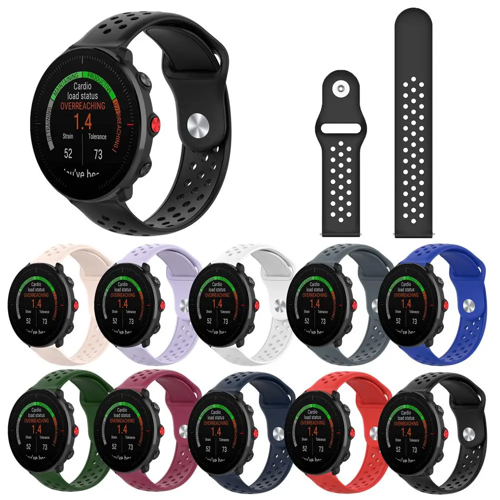 22MM Silicone Strap Replacement Wristband For Polar Vantage M Smart Watch Accessories Wrist Band Strap Reversal Buckle
22MM Silicone Strap Replacement Wristband For Polar Vantage M Smart Watch Accessories Wrist Band Strap Reversal Buckle