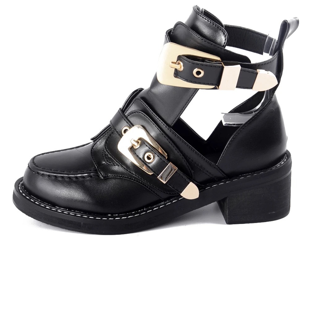 High quality 2018 Brand Luxury Summer Style Women Ankle Pumps Heels Buckle Hollow Leather Woman Shoes Punk Women Pumps
High quality 2018 Brand Luxury Summer Style Women Ankle Pumps Heels Buckle Hollow Leather Woman Shoes Punk Women Pumps