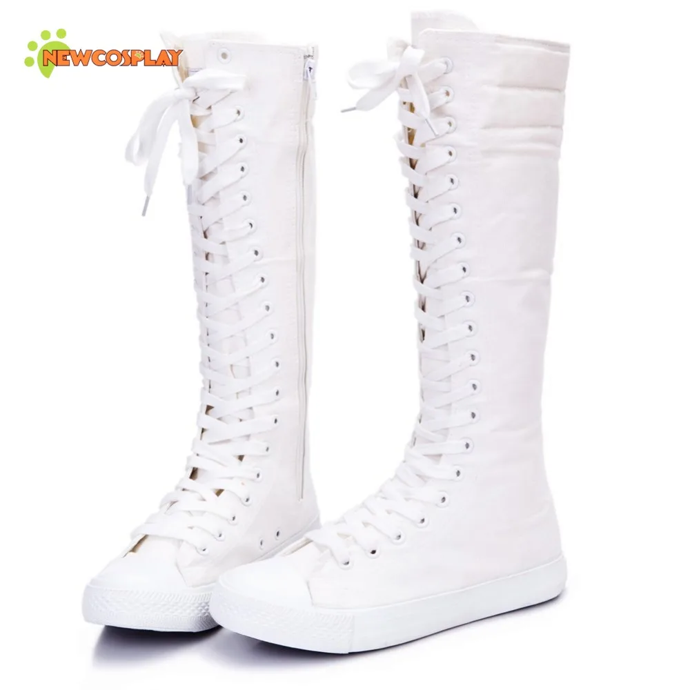 thigh high tennis shoes