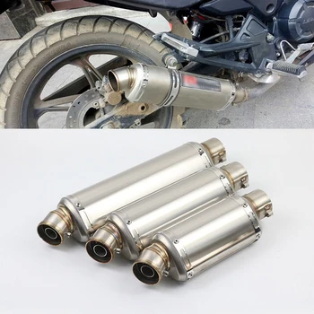 51mm Motorcycle Universal Exhaust Muffler Pipe Stainless Steel Modified Exhaust Pipe with Removable DB Kiler Silencer
51mm Motorcycle Universal Exhaust Muffler Pipe Stainless Steel Modified Exhaust Pipe with Removable DB Kiler Silencer